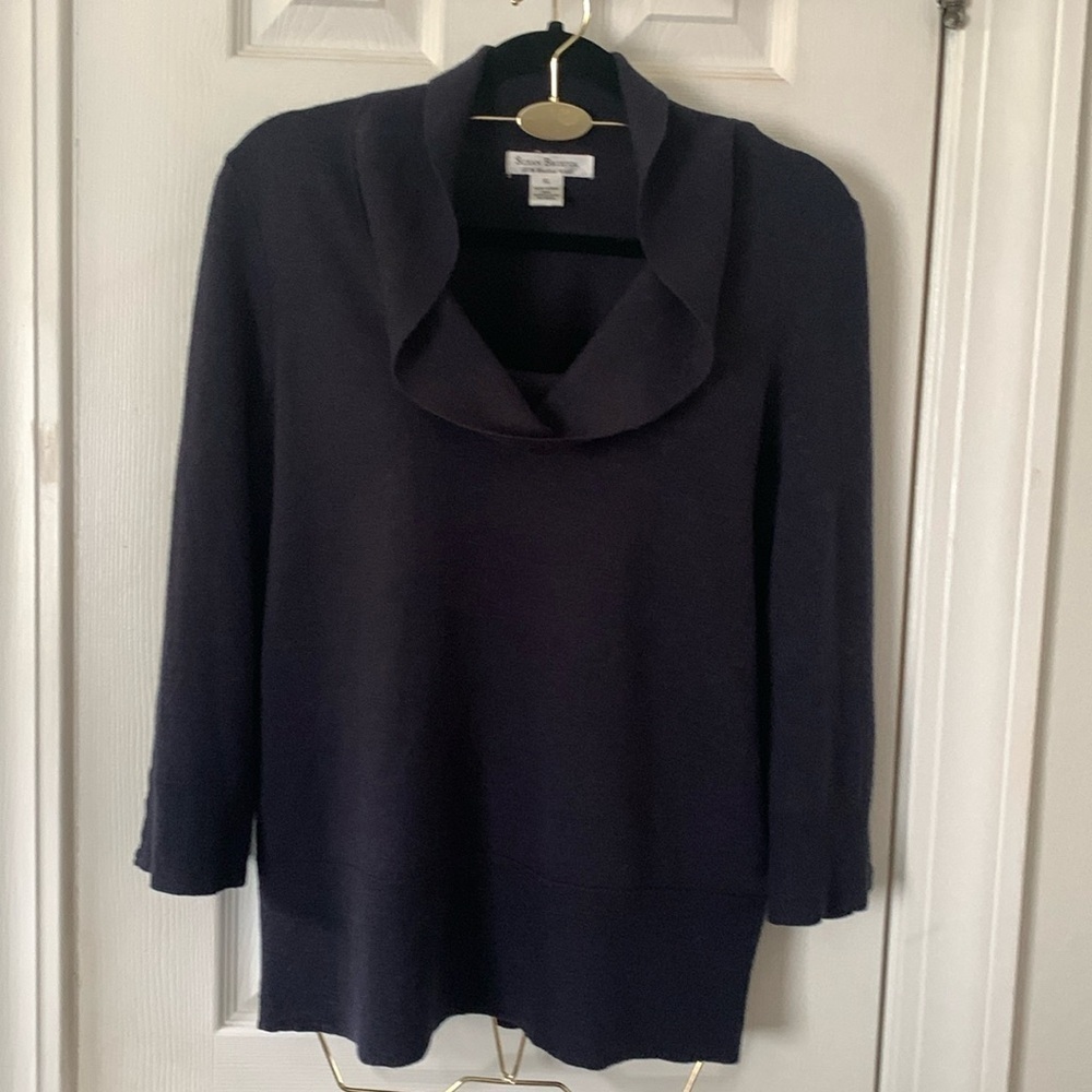 Susan Bristol 100% Merino Wool Sweater Size XL